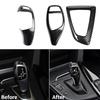 Collier de levier de vitesse en fibre de carbone pour BMW F30 F10 F15 F07 F20 F21 F22 F32 F34 F35 5GT