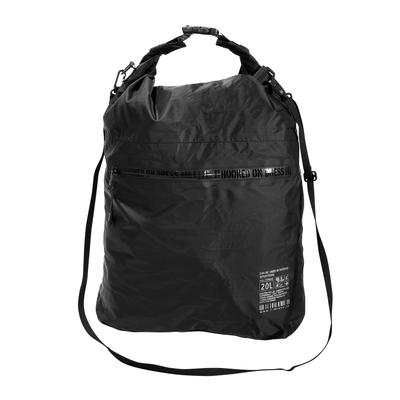 DRESS 2-Way Dry Bag, 20L, Black, Waterproof, Compact, Lightweight, Portable, Perfect for Fishing, Disaster Preparedness, Camping, and Outdoor