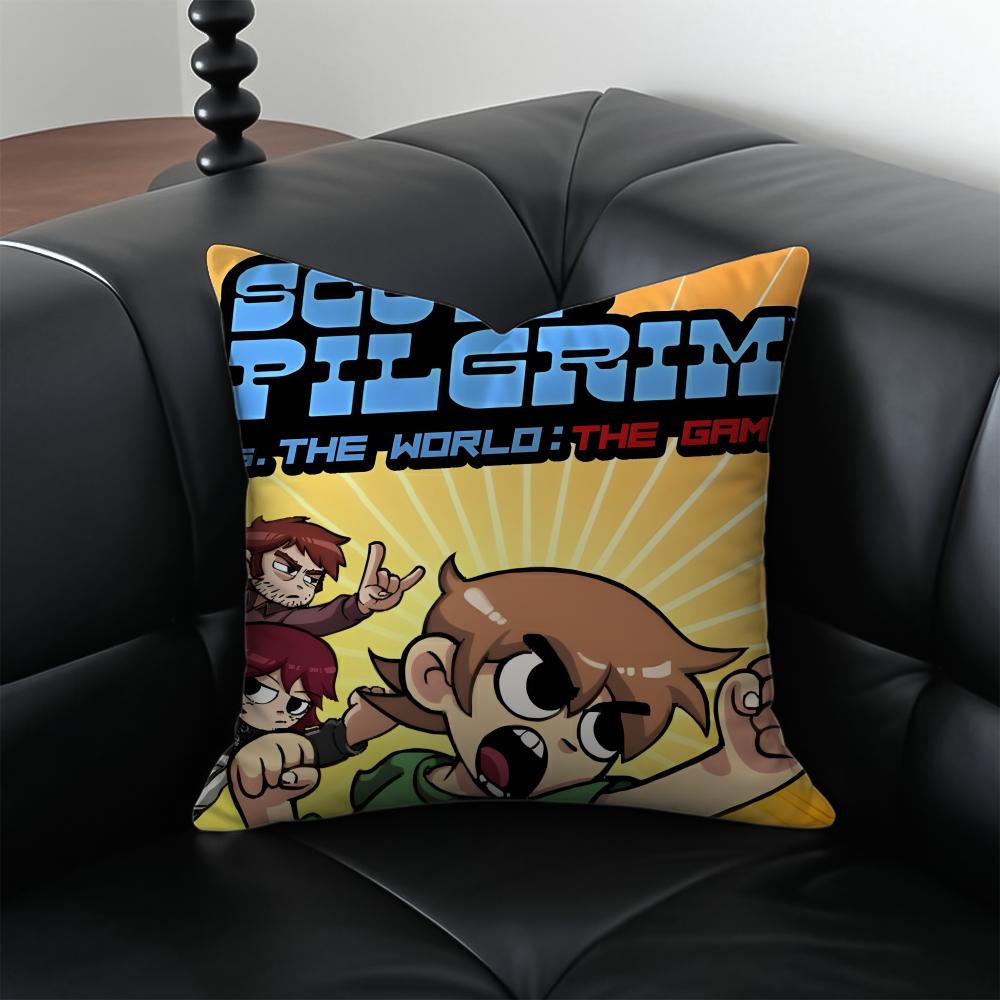 Scott Pilgrim vs. the World Kissenbezug Staubmilbenfrei Unsichtbarer Reißverschluss Seidiger Plüsch Kissen