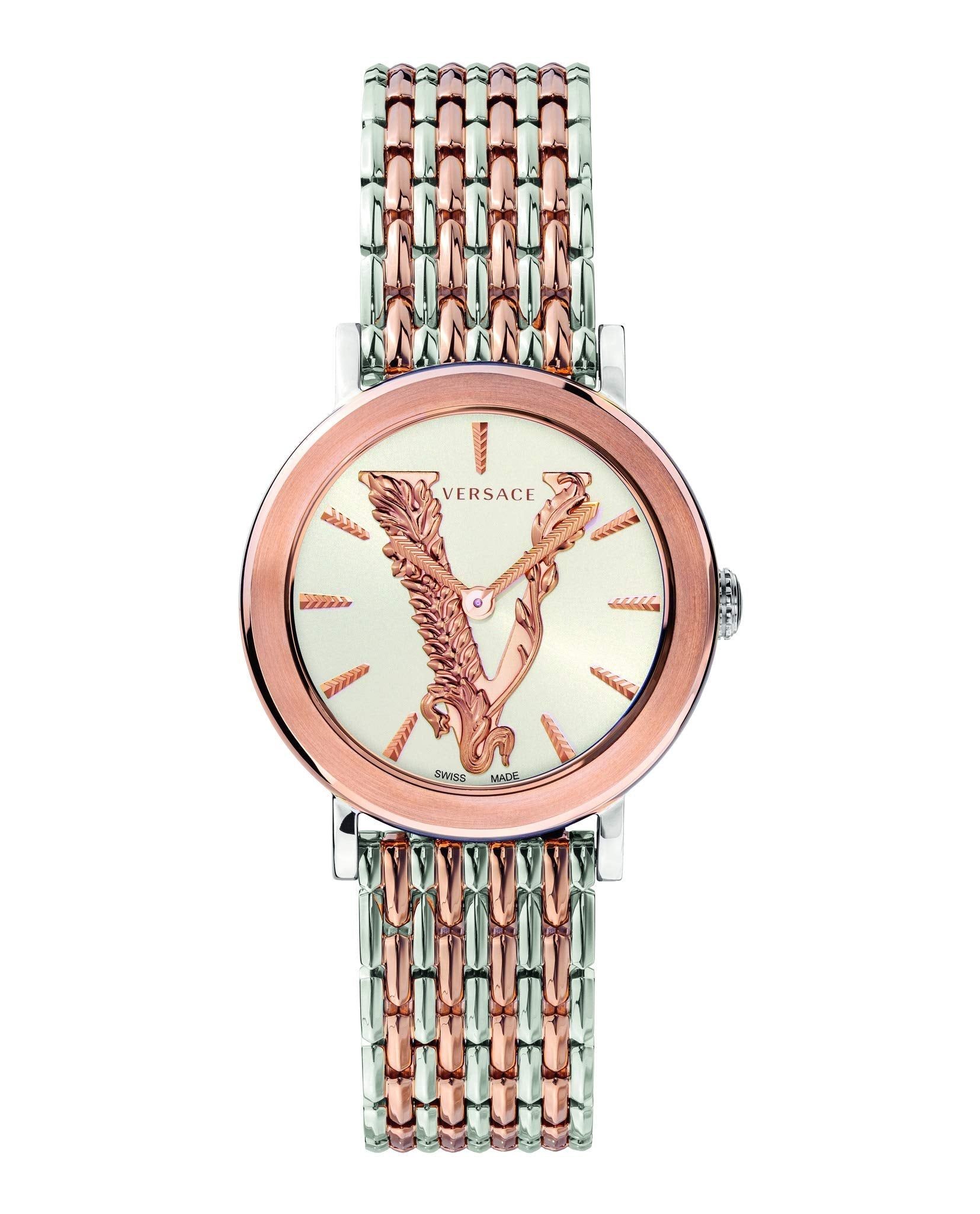 Versace Women`s Virtus Two-Tone Quartz Watch