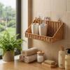 Imitation Rattan Woven Hanging Basket Wall-Mounted Storage Hamper Grocery Basket  Living Room