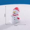 Cute Micro-landscapes Snowball FightsChristmas Snowman Dolls Decorations, Crystal Bottles Accessories Mini Trinkets