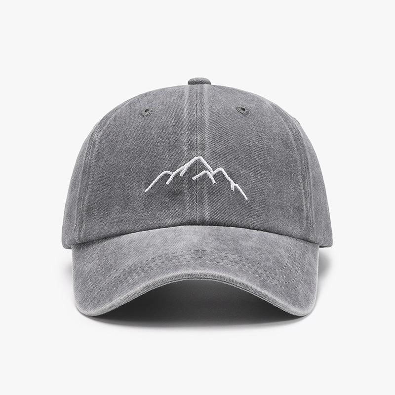 Yiran bag Baseballpet voor Heren Dames Zacht Gewassen Katoen Bergketen Borduurwerk Dad Hats Mode Outdoor Sport Golfpetten Dropshipping Adjustable