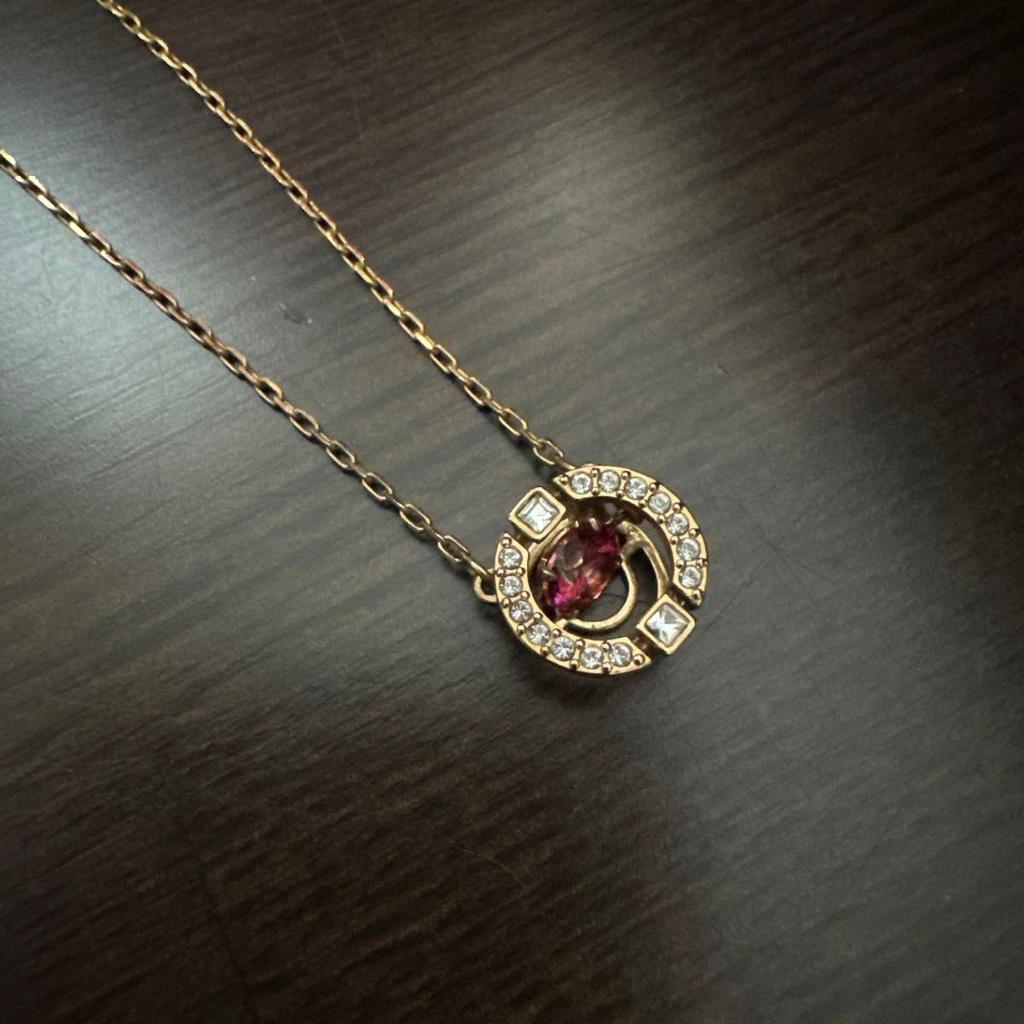 Used Swarovski Necklace Gold 5279421 SWAROVSKI Store Purchased Item