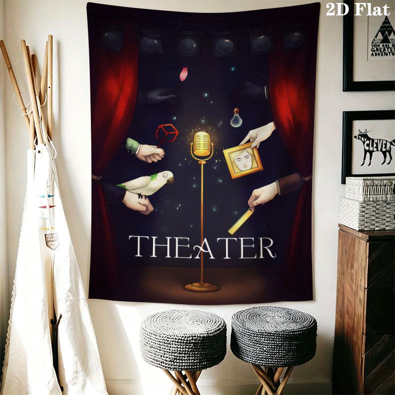 Rusty Lake Card Wall Hanging Printed Fabric Blanket Decorative Tapestries for Bedroom Living Room Home Decor