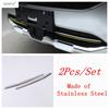 Front Bumper Lower Bottom Grille Strip Protection Decoration Cover Trim Stainless Steel Accessories For Haval F7 F7X 2018 -