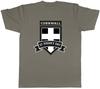 St Pirans Day Unisexs TShirt Cornwall Cornish Shield Unisex Tee Gift