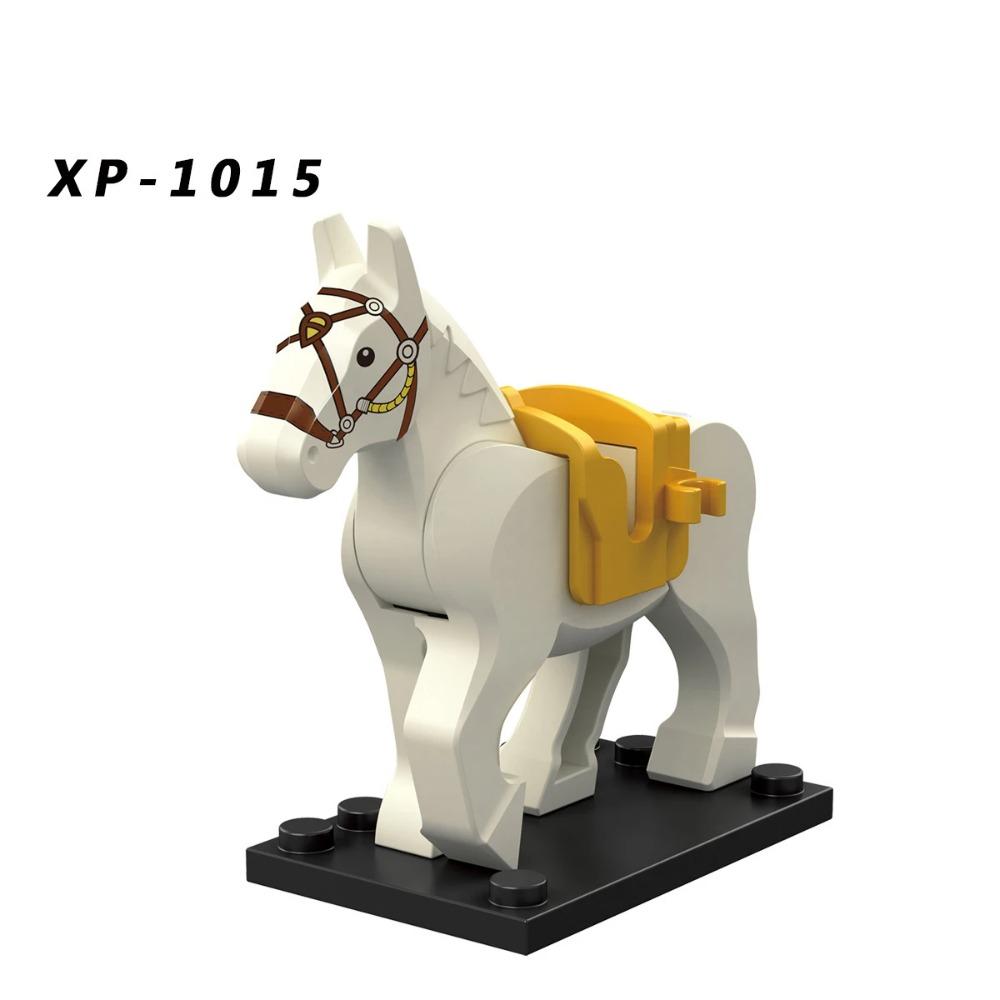 Military Building Blocks Solider Figures Mount War Horse Saddle Reins Adults Children Gifts Toys Animal Accessories Equipments