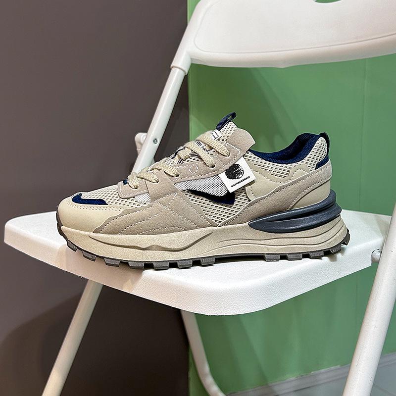 Spring 2025 Women's Round-Toed Forrest Gump Shoes: Thick-Soled, Wear-Resistant, Breathable Casual Sport Shoes (Model 6657)