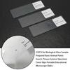 25PCS Set Biological Glass Sample Prepared Basic Animal Plants Insects Tissues Science Specimen Cover Slips Portable