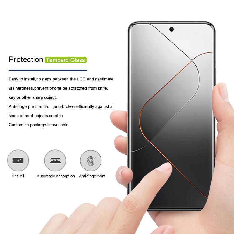 

MOCOLO Для Xiaomi 14 Pro Захисне скло на екран з повним покриттям Black