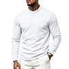 Men S Long Sleeve Henley T Shirt With Chest Pocket Casual Top