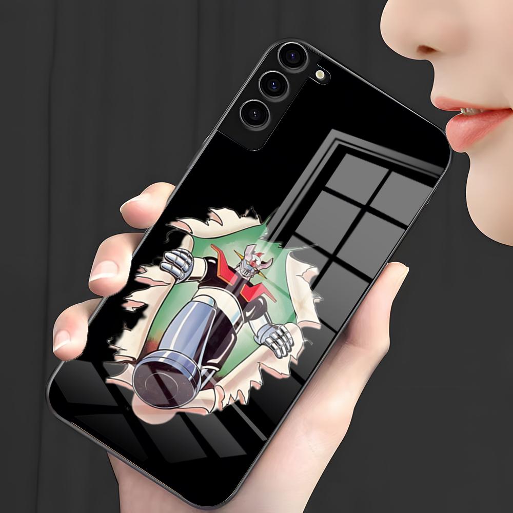 Mazinger Z Robot Phone Case For Samsung A25 A13 A33 5G A54 A36 A35 A56 A52 A14 Shockproof Glass Cover