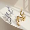 Eco-Friendly Women's Titanium Steel Resin-Style Open Ring