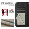WEFOR Panda RFID-Portemonnaie-Hülle für iPhone 15 14 13 12 11 Pro Max 15 Plus XS Max XR SE, Klapphülle mit Kartenhalter für Damen Herren