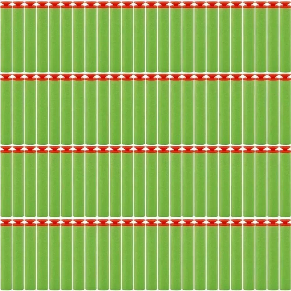 BGreen 7.2cm Sucker Head Bullets Foam Darts EVB Refill for N-Strike Elite Series Blasters Kids Toy Gun Accessories