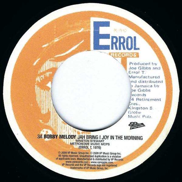 

7inch Record BOBBY MELODY - Jah Bring I Joy NONE Errol T Records US Reggae, Ska & Dub Used