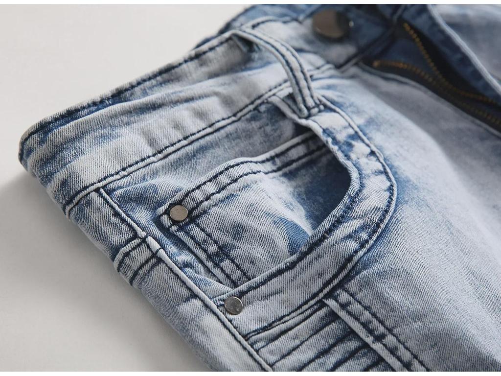 Crossover-Motorradjeans im europäischen und amerikanischen Streetstyle im Slim Fit für Herren