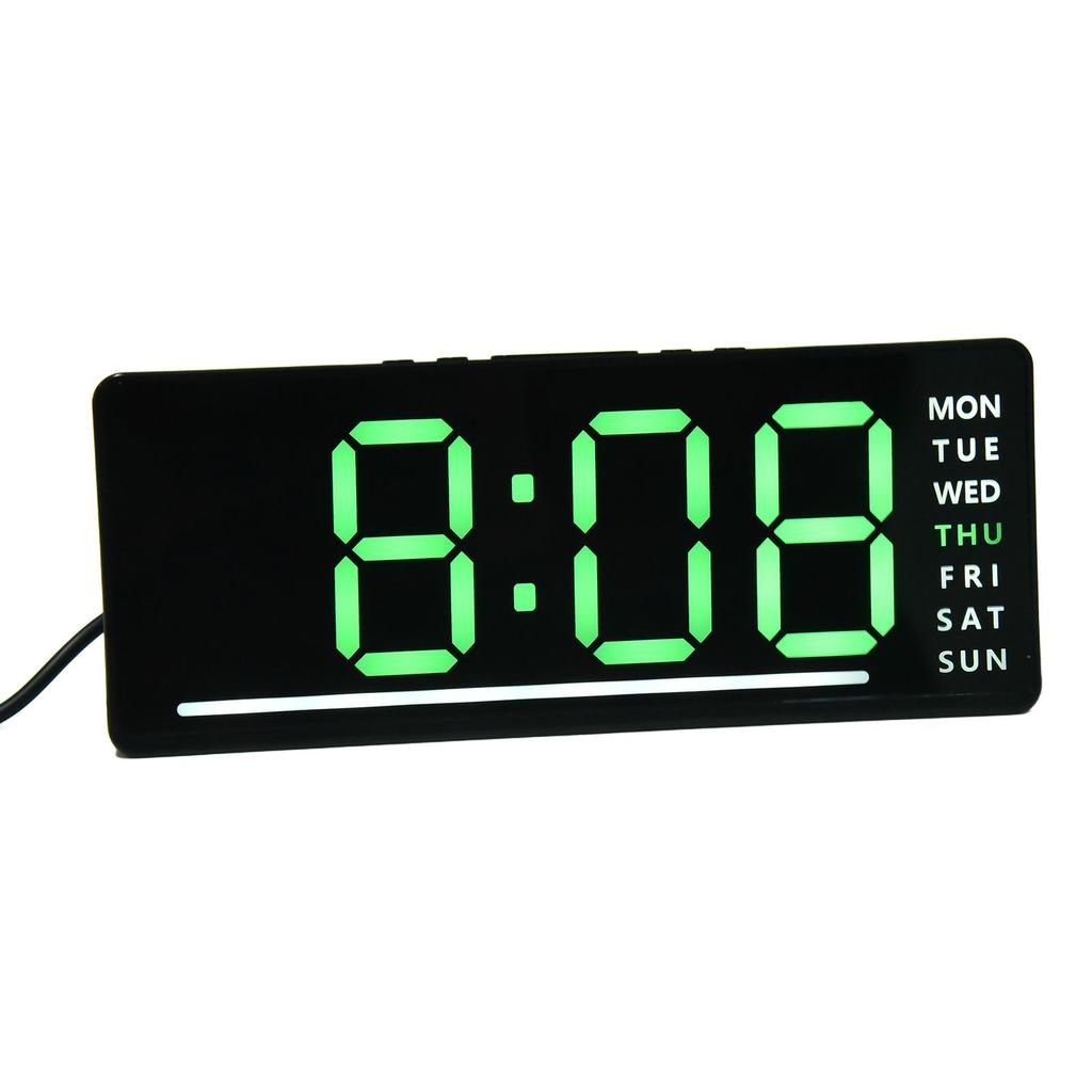 Countdown Timer Digital Wall Clock 15.5*6.3*2.5cm Easy-to-Read Display Large Arabic Numerals Power-off Memory Function