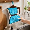 Absorbent Hanging Hand Towel in Soft Fabric, Washable Loop Cloth for Sinkside Hand Drying and Light Wiping Daily