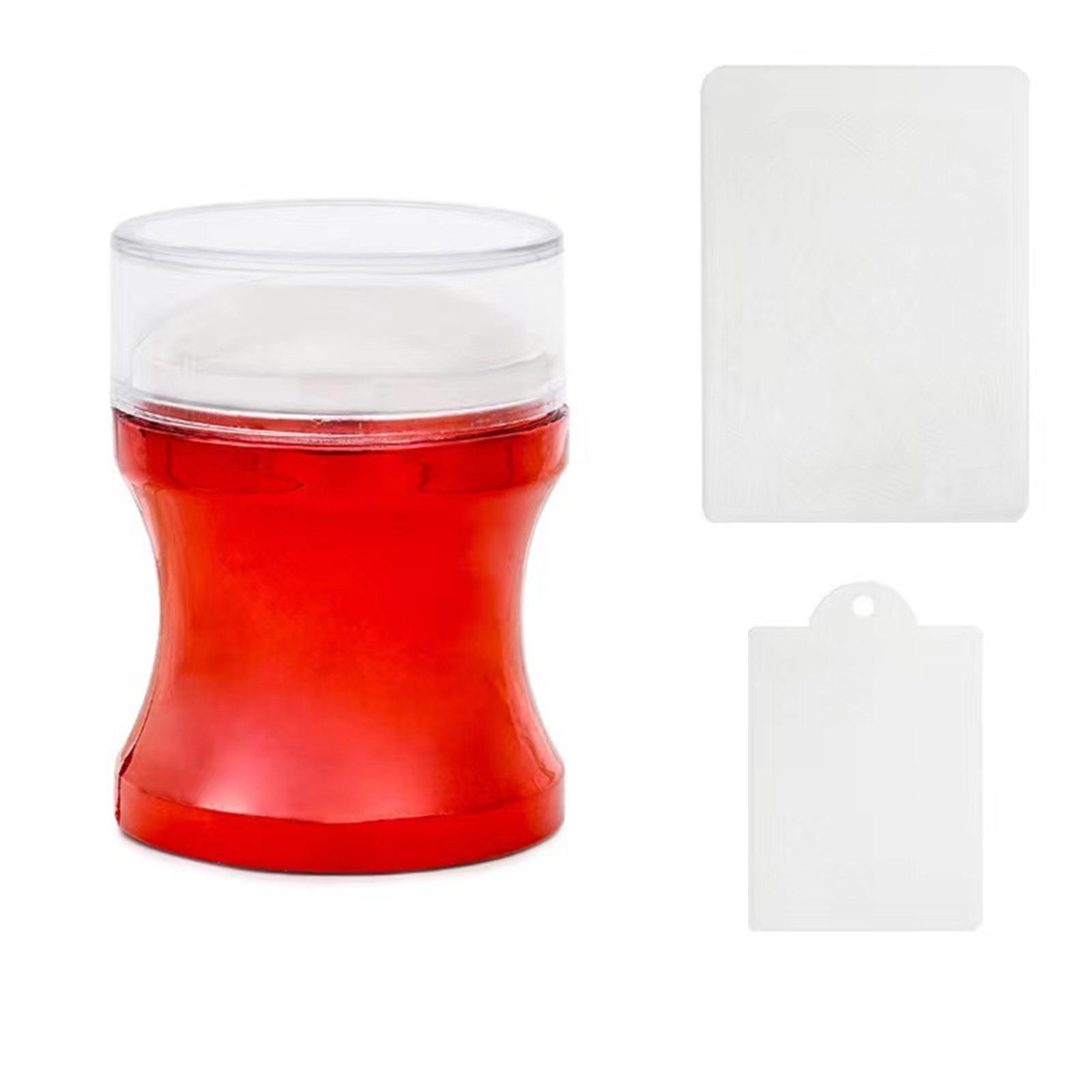 

Круглый желейный переводной штамп для рисования со скребком Инструменты для французского нейл-арта Маникюрный воронкообразный штамп для изображений D