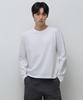 Regular Long Sleeve Crop T-Shirt [White]