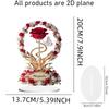 1Set Delicate Patterns Warm Atmosphere 2D Flat Mother's Day Ornament Living Rooms Acrylic Decorative Grateful Holiday Gifts