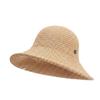 Magnetic Buckle Wide Brim Bucket Hat Thin Straw Female Sunshade Visors  Summer Outing