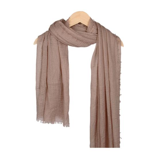 Women Scarf Shawl Solid Color Furry Trim Versatile Shawl Wrap Soft Warm Long Scarf Winter Costume Accessory
