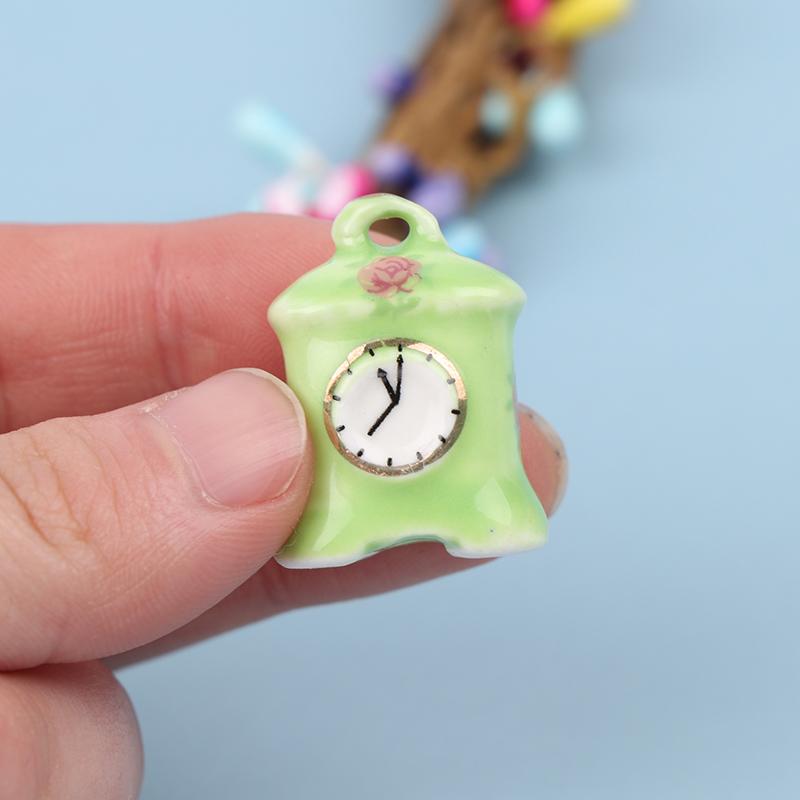 3Pcs/Set 1/12 Miniature Accessories Mini Clock Model Toys For Doll House Decor