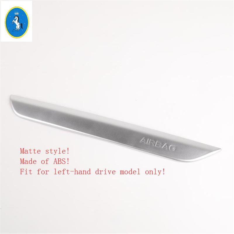 Carbon Fiber Look Car Copilot Glove Handle Decor Stripes Cover Trim For Jeep Wrangler JL 2018 -  Interior Refit Accessories