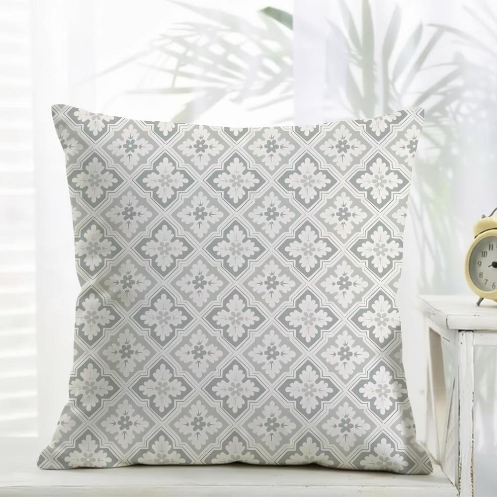 Style Exotic Bohemian Ethnic Style Cushion Cover Daily Washable Linen Pillowcase Soft For Sofa Bed Home Room Decor
