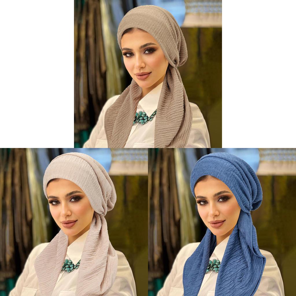 Polyester Womens Headscarf With Breathable Design For Casual Summer And Winter Wear