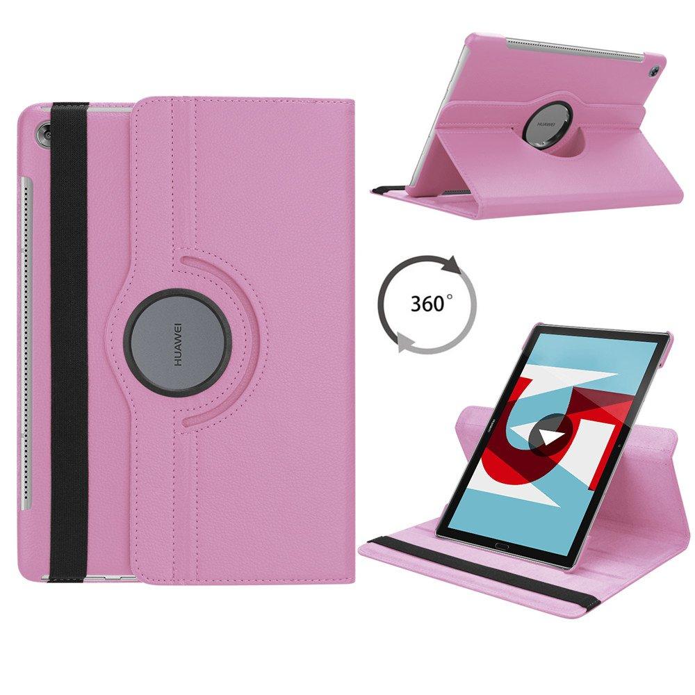 Housse Pour Tablette Huawei MediaPad M5 10.8  Étui à Support Rotatif 360 Cuir PU Pour MediaPad M5/M5 Pro 10.8  CMR-AL09/W09/W19