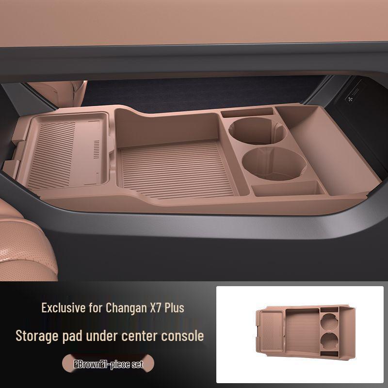 Changan X7 Plus Center Console Lower Storage Box - Custom Car Accessory