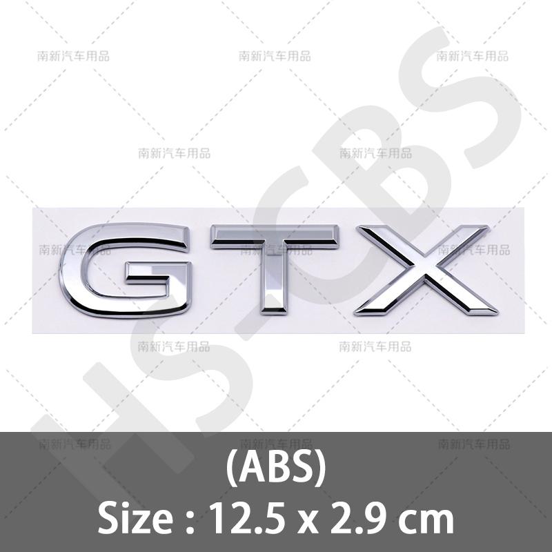 ABS GTX Emblema Badge Adesivo Decalcomania Baule Posteriore Bagagli Porta Per ID4 ID3 ID5 ID6 Styling Auto Logo GTX Accessori