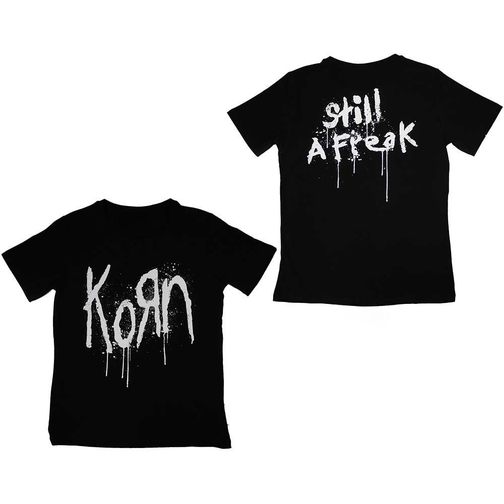 Korn Band Potisk Tričko Unisex Unisex Vintage Nu Metal Rock Bavlna Krátký Rukáv Gotický Grunge Oversized Streetwear Y2k Ležérní Topy