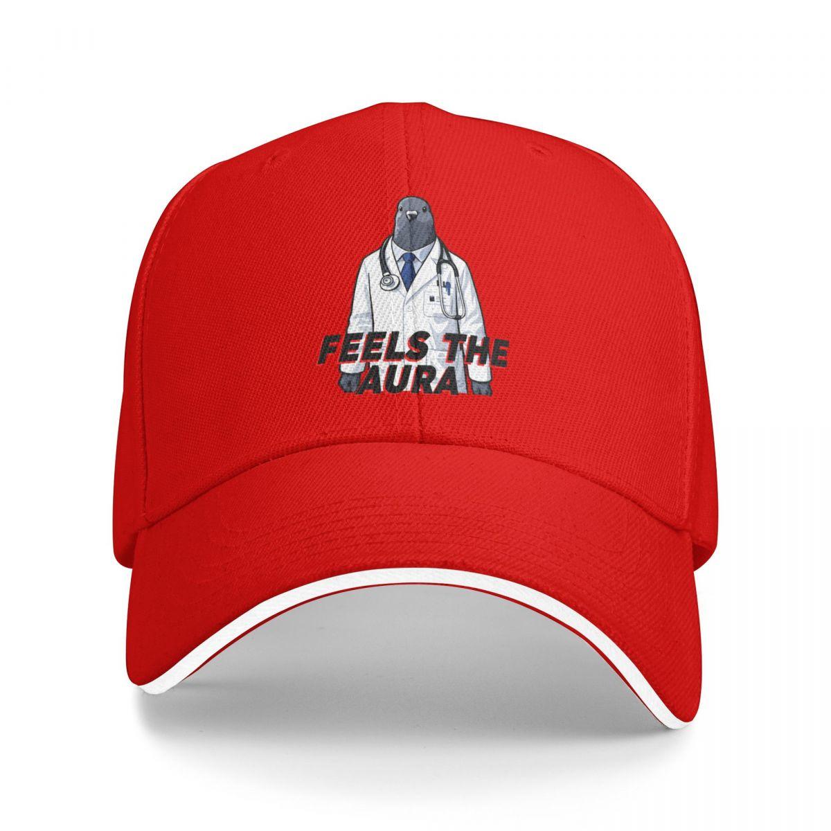 Baseball Caps Pigeon Doctor Walking Down Hallway Meme Awesome Graphic Unisex Casual Summer Hats One Size