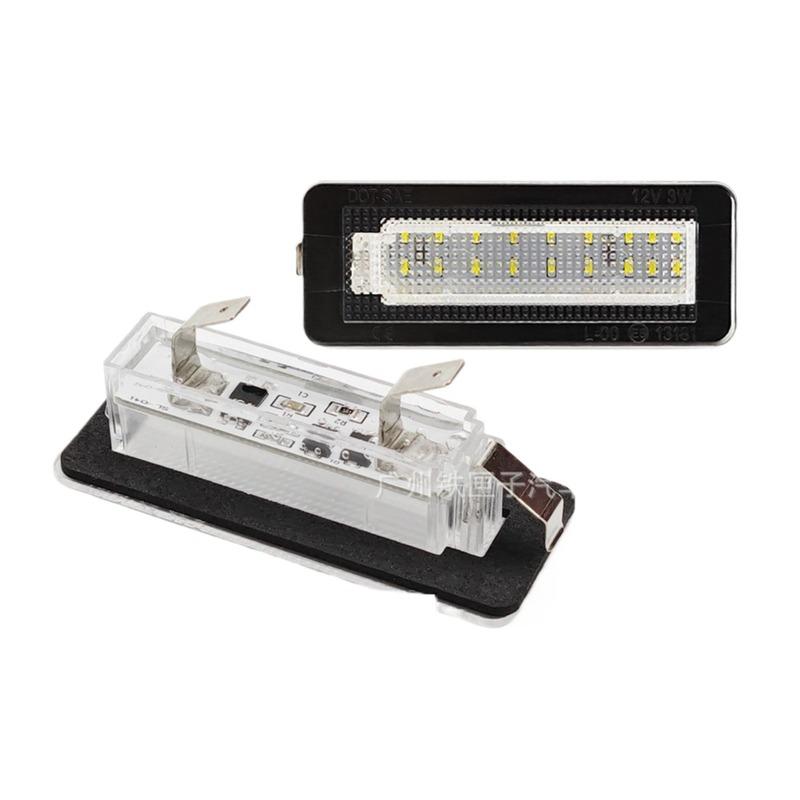 LED License Plate Light Compatible with Mercedes Smart Fortwo Coupe Convertible W450 W451 W453 High Quality Car Accessories