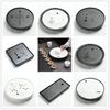 Ceramic Gongfu Tea Tray with Water Storage - Small Round Table for Home Use
