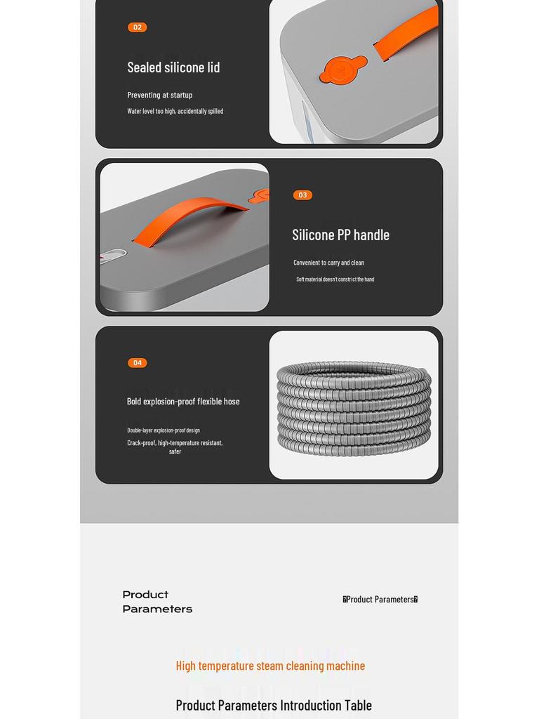 Multifunctional High-Temp Steam Cleaner: Ideal for Kitchen, Range Hoods, Air Conditioners & Home Appliances