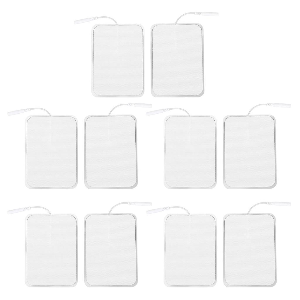 10Pcs 7x10cm Electrode Patches Reusable TENS Unit Replacement Pads Sticky Hydrogel for