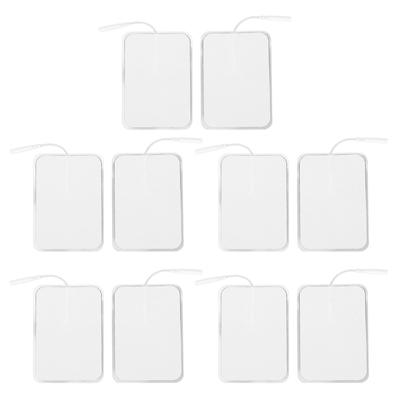 10Pcs 7x10cm Electrode Patches Reusable TENS Unit Replacement Pads Sticky Hydrogel for