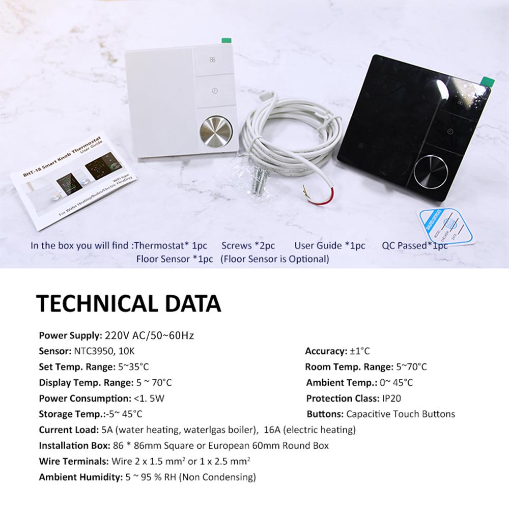 WIFI Smart Air Conditioner Thermostat Temperature Controller for Cooling Heating Programable Thermostatic Valve Google Home Alex