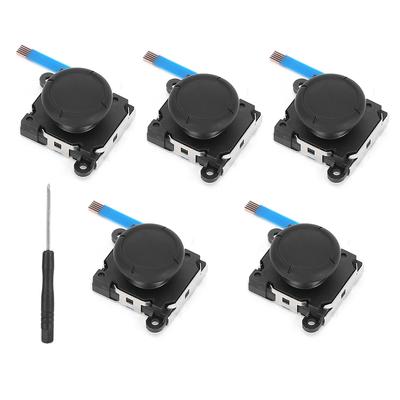 5Pcs Three Dimensional Joystick Button Gamepad with Screwdriver for Switch Game Machine