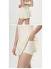 Women's Summer Backless Sport Dress: Quick-Dry, Slimming, Anti-Exposure Training Running Tennis Skirt