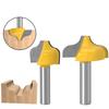 1/2 peças 8mm Shank Schaft Ogee Slotting faca Nut Milling Cutter Carving Router Bits para ferramenta de madeira Marcenaria