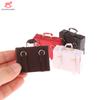 1pcs Dollhouse Miniature Leather Luggage Trunk Suitcase Vintage Hand Bag Briefcase Home Model Decor Accessories Toy