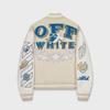 2024 Unisex OW Trojan Horse Letter Pattern Baseball Jacket - Spring/Autumn.