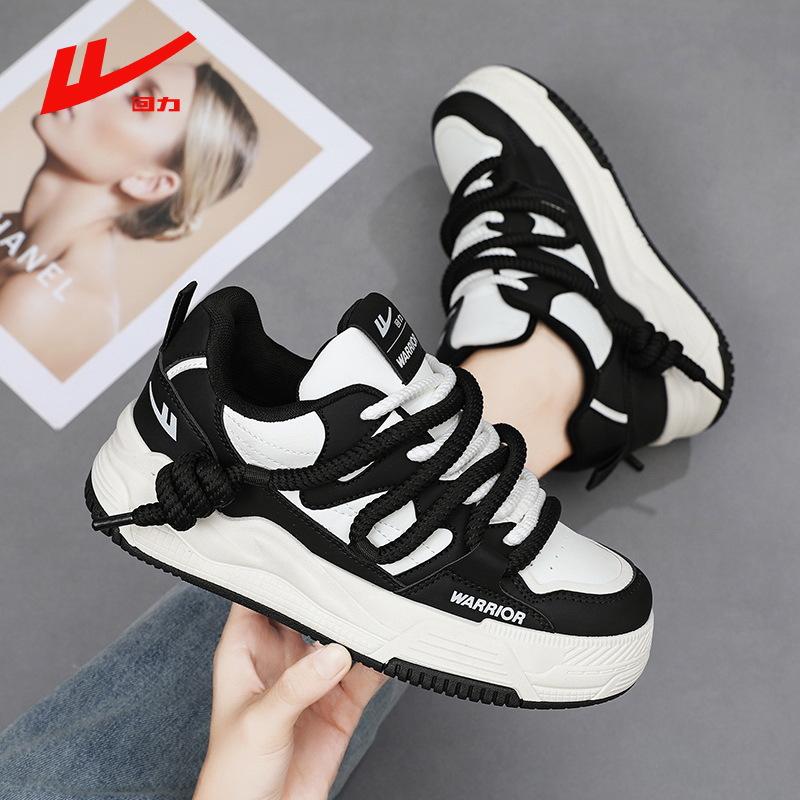 

Обувь Warrior Pull Back Board Shoes для мужчин и женщин, повседневная белая обувь, модная универсальная спортивная обувь для хлеба 35